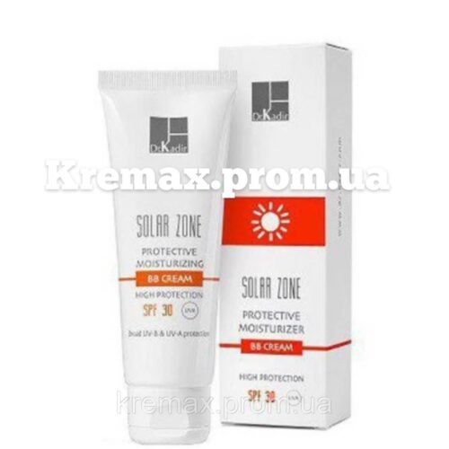 Сонцезахисний зволожуючий крем з тоном SPF30+ / Solar Zone moisturizing protective СТ Сгеам SPF 30+ / Dr.Kadi