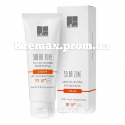 Сонцезахисний зволожуючий і захисний крем з spf 50+ Solar Zone moisturizing protective cream SPF 50+ 75мл