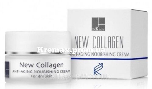 Живильний крем для сухої шкіри Dr. Kadir New Collagen Anti Aging Nourishing Cream For Dry Skin (50 ml)