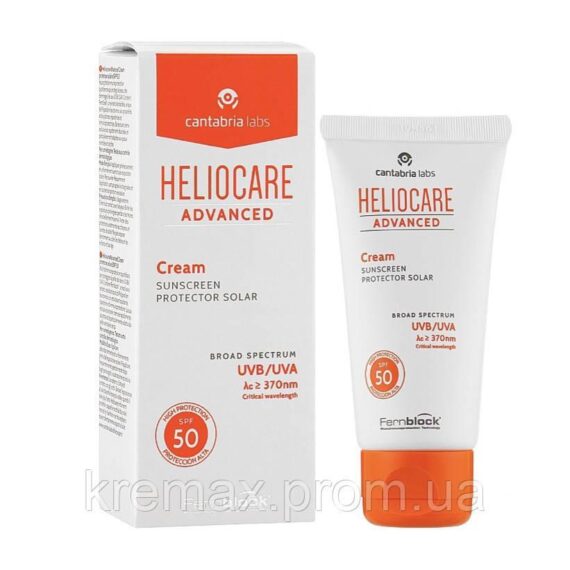 Сонцезахисний крем Адванс для сухої і нормальної шкіри SPF 50 Heliocare Advanced Cream SPF 50