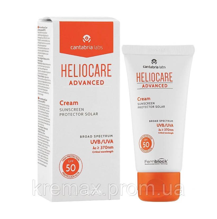 Солнцезащитный крем Адванс для сухой и нормальной кожи SPF 50 Heliocare ...