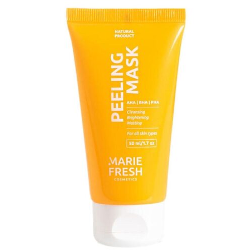 Маска-пілінг з AHA, BHA та PHA кислотами для всіх типів шкіри Marie Fresh Cosmetics Peeling Mask