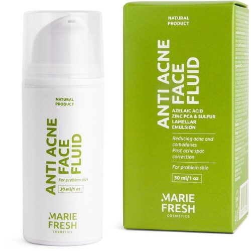 Антиакне крем-флюїд з азелаїновою кислотою для проблемної шкіриMarie Fresh Cosmetics Anti-Acne Fluid Cream