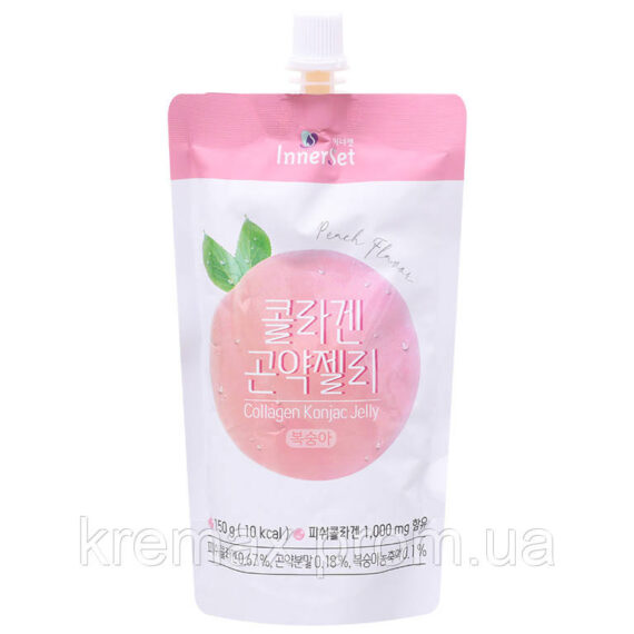 Напій желейний Innerset із екстрактом персика 150г Корея