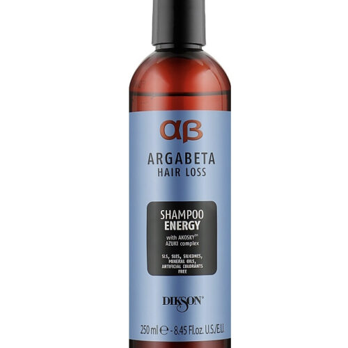 Шампунь проти випадіння для активного росту волосся Dikson Argabeta Hair Loss Shampoo Energy 250 мл