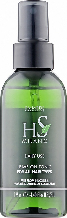 Тонік щоденного застосування для всіх типів волосся HS Milano Daily Use Leave On Tonic For All Hair Types 125 мл