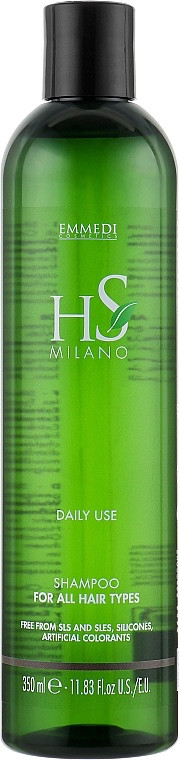 Шампунь для частого застосування для всіх типів волосся HS Milano Daily Use Shampoo For All Hair Types