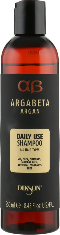 Аргановий шампунь для всіх типів волосся Argabeta Argan Shampoo Daily Use Dikson, 250 ml