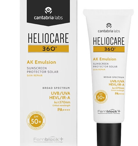 Сонцезахисна мінеральна емульсія для шкіри обличчя Heliocare 360 AK Emulsion SPF50+ Cantabria Labs 50 мл