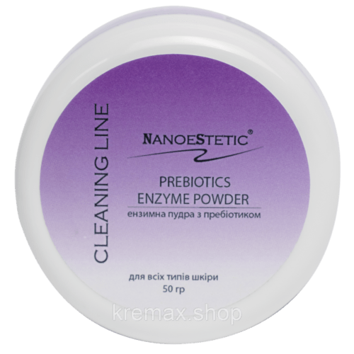 Ензимна пілінг-пудра для обличчя з пребіотиком Prebiotics Enzyme Powder Nanoestetic 50 грам 