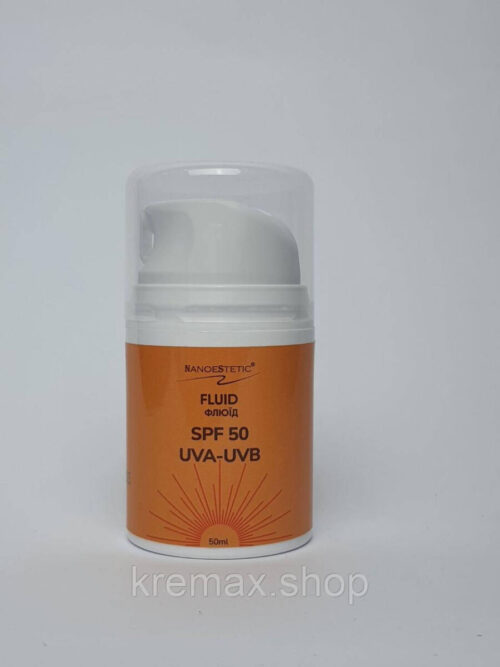 Флюїд сонцезахисний для обличчя Fluid UVA-UVB SPF 50 NanoeStetic 50 мл