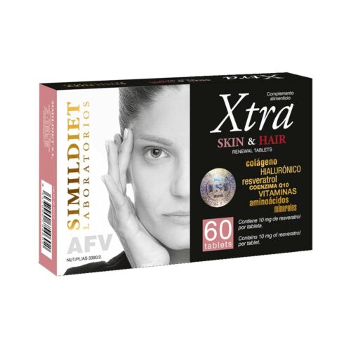 Біодобавка для шкіри та волосся Xtra Skin & Hair Simildiet 60 капсул