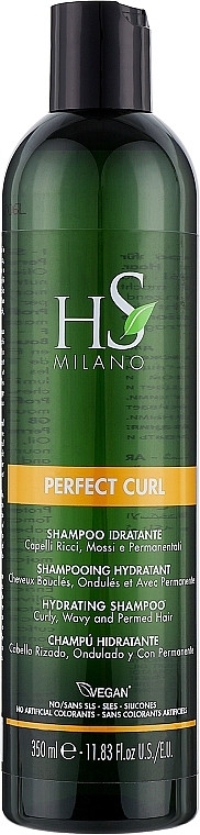 Шампунь для кудрявого волосся Perfect Curl Hydrating Shampoo HS Milano 350 мл