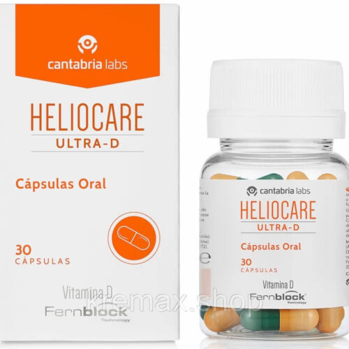 Антиоксидантые капсулы для комплексной защиты от солнца Heliocare Ultra-D Oral Capsules Cantabria Labs 30 капсул