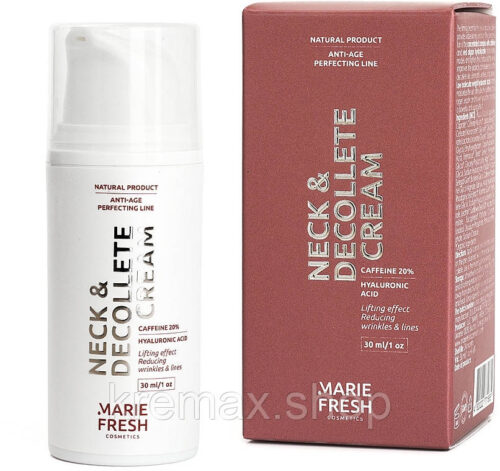 Крем з ефектом ліфтингу для шиї та зони декольте Marie Fresh Cosmetics Neck & Decollete Cream