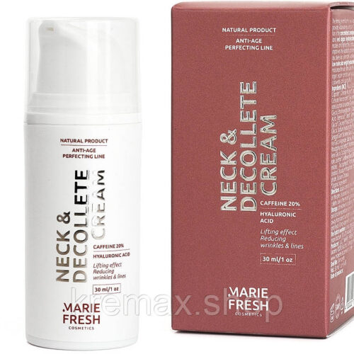 Крем з ефектом ліфтингу для шиї та зони декольте Marie Fresh Cosmetics Neck & Decollete Cream