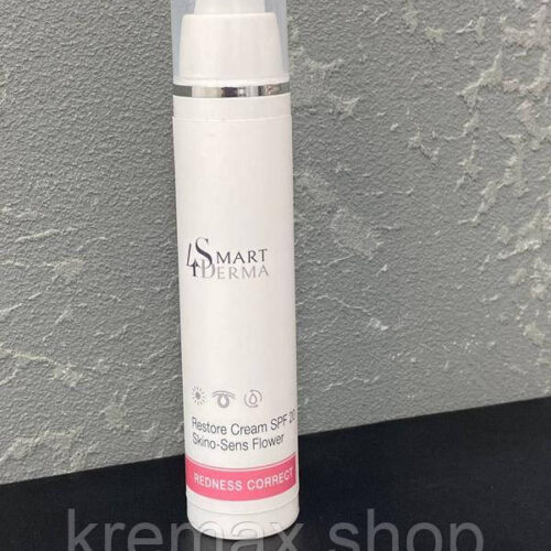 Крем зміцнювальний денний для чутливої куперозної шкіри Redness Correct Restore Cream SPF20 Smart4Derma 50 мл