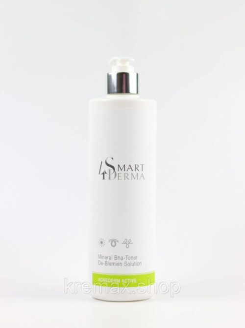 Тонер себорегулюючий для обличчя Mineral Bha-Toner De-Blemish Solution Smart4Derma 500 мл