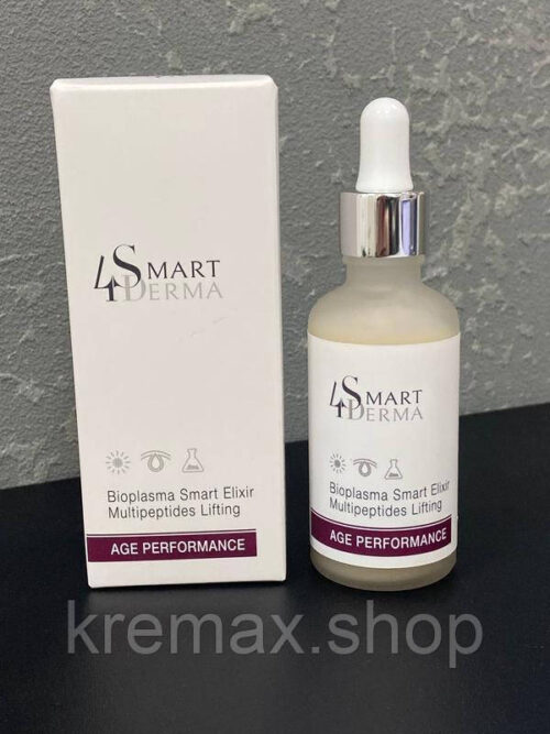 Сыворотка-эликсир омолаживающая Биоплазма Bioplasma Smart Elixir Multipeptides Smart4Derma 50 мл