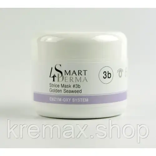 Омолоджуюча фініш-маска  Enzym-Oxy System Strice Mask #3b Golden Seaweed Smart4derma 56 г