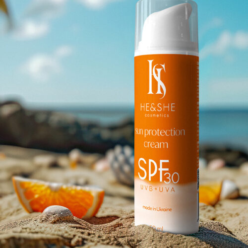 Сонцезахисний крем для обличчя SPF 30 He&She Cosmetics 50мл