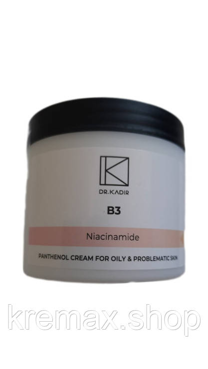 Крем B3 Пантенол для проблемної шкіри обличчя Panthenol Cream For Problematic Skin Dr. Kadir, 250 мл