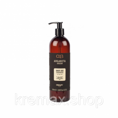 Аргановий шампунь для всіх типів волосся Argabeta Argan Daily Use Shampoo Dikson Profecional, 500 мл