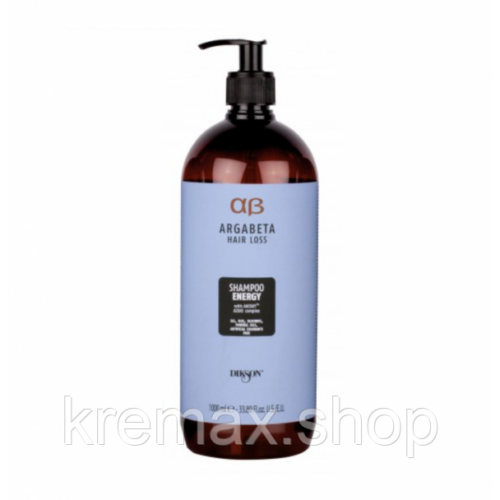 Шампунь проти випадіння для активного росту волосся Dikson Argabeta Hair Loss Shampoo Energy, 1000 мл