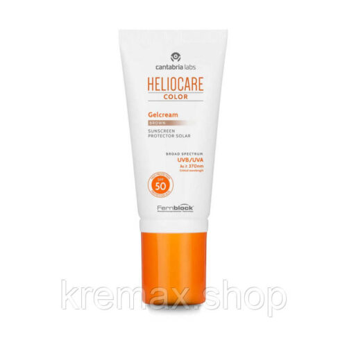 Тональний сонцезахисний гель-крем для норм/сухої шкіри Heliocare Color Gelcream Brown SPF50 CantabriaLabs 50 мл