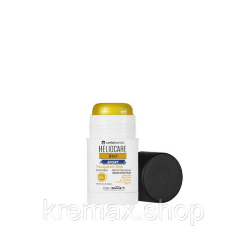 Сонцезахисний стік для занять спортом Cantabria labs Heliocare 360º Sport Transparent Stick SPF50+, 30г