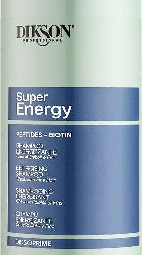 Шампунь против выпадения для активизации роста волос Super Energy Shampoo Intencive Energising Dikson DiksoPrime 1000 мл